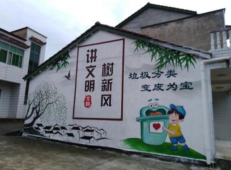 建始墙绘是现在流行的墙体广告