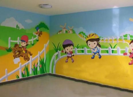 建始幼儿园墙体彩绘制作流程及注意事项