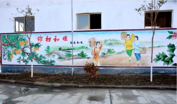 建始乡镇文化墙 乡风文明焕发新活力