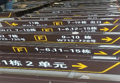 建始广告标识中，常见的几种安装方式。